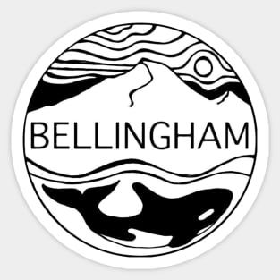 Killer Whale Bellingham Washington Sticker